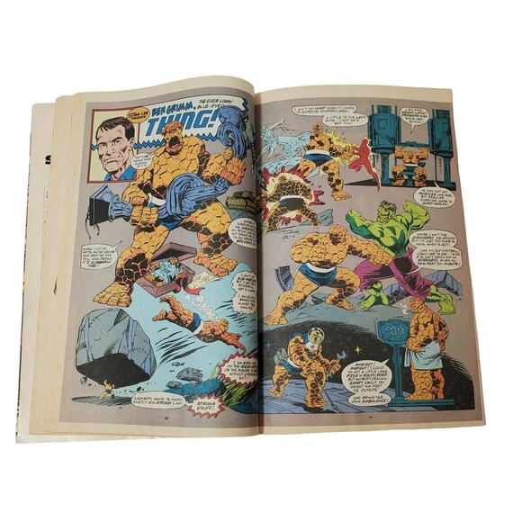 Fantastic Four Volume 1 #358 November 1991 Marvel Cut Out Front Cover - Picture 7 of 8